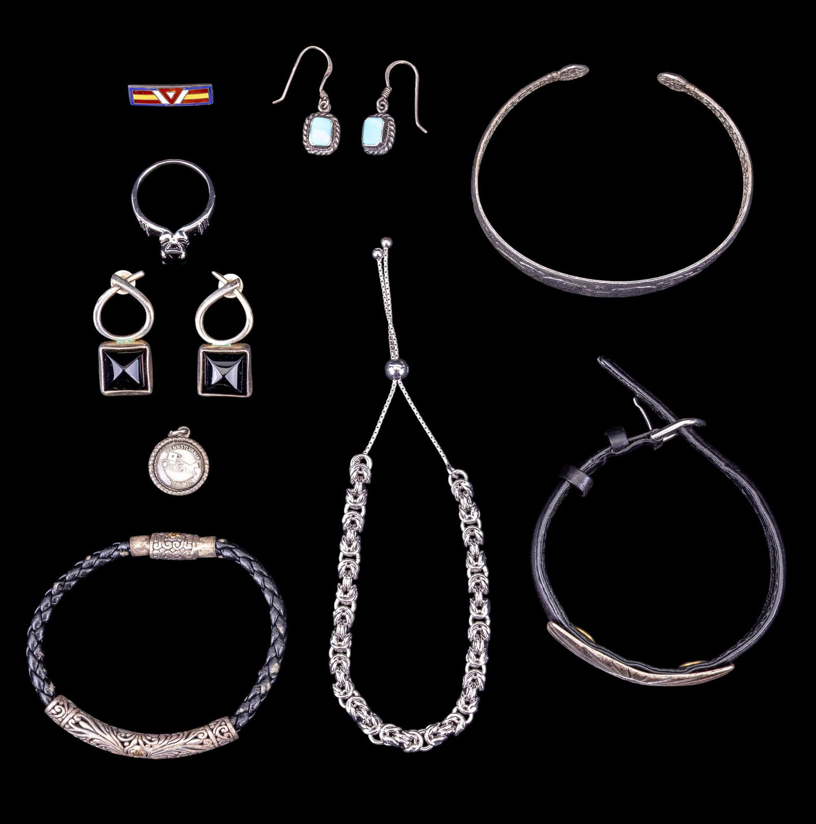 Sterling Silver Bracelets, Earrings, and More (1 of 11)