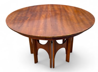 MC Modern Double Arch Base Round Dining Table