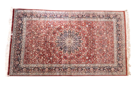 Large Persian Silk on Silk Carpet