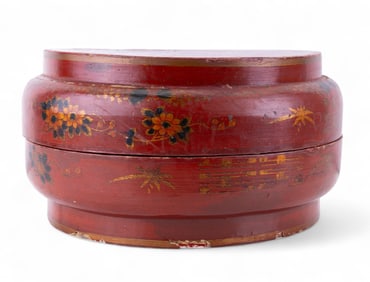 Red Lacquer Chinese Wedding Box