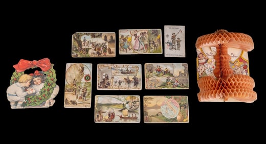 Bridge Yard Long Photo,Early Arbuckle & More Cards