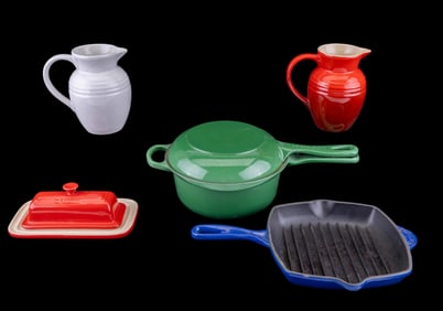 Le Creuset French Cookware Grouping of 6 Pieces