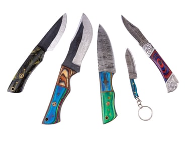 MHS Cutlery Damascus Steel Knives