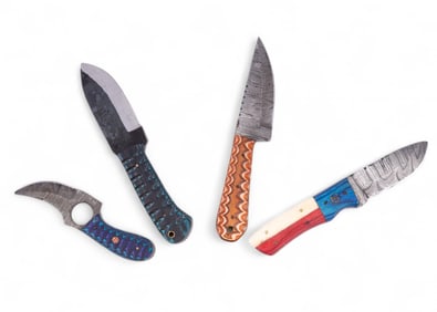 MHS Cutlery Damascus Steel Knives