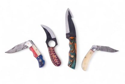 MHS Cutlery Damascus Steel Knives