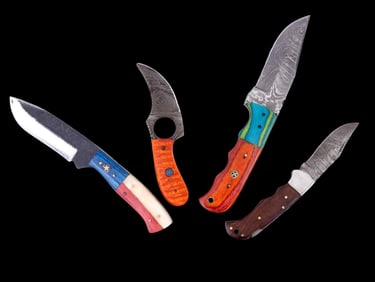 MHS Cutlery Damascus Steel Knives