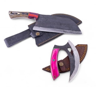 MHS Cutlery Damascus Steel Knives