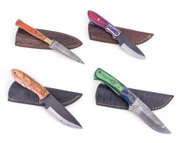 MHS Cutlery Damascus Steel Knives