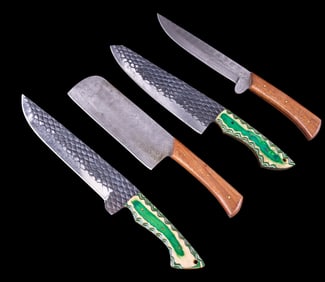 MHS Cutlery Damascus Steel Knives