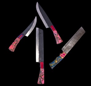 MHS Cutlery Damascus Steel Knives