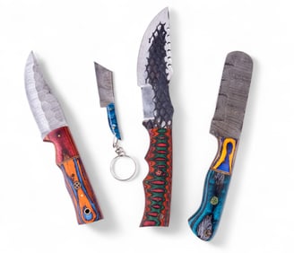 MHS Cutlery Damascus Steel Knives
