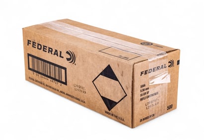 Federal 5.56mm Rifle Cartridges, 500 Rounds