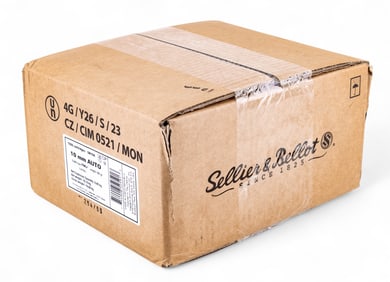 Sellier & Bellot 10mm Auto Ammunition, 1000 Rds