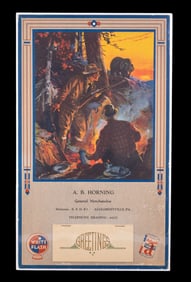 Atlantic Advertising Calendar for A.B. Horning