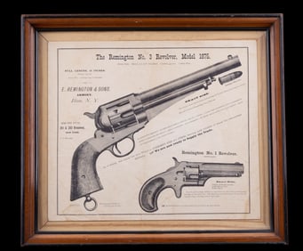 Remington No. 3 and No.1 Revolver Advertising