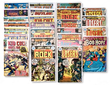 Vintage Comic Books, Marvel Westerns, DC War