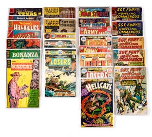 Vintage Comic Books - War, Western, & TV