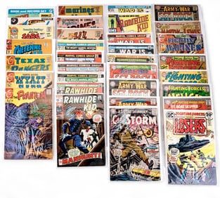 Vintage Marvel & DC Comic Books - War and Western