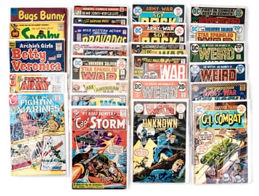 Vintage Comic Books - DC War Titles
