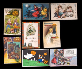 Early 20th C Halloween Post Cards