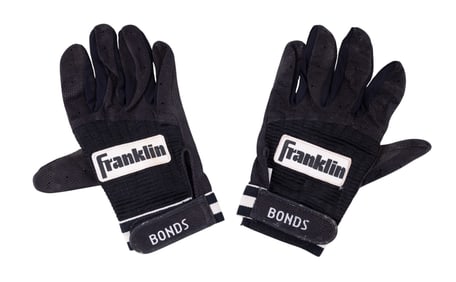 Barry Bonds Game Used Batting Gloves