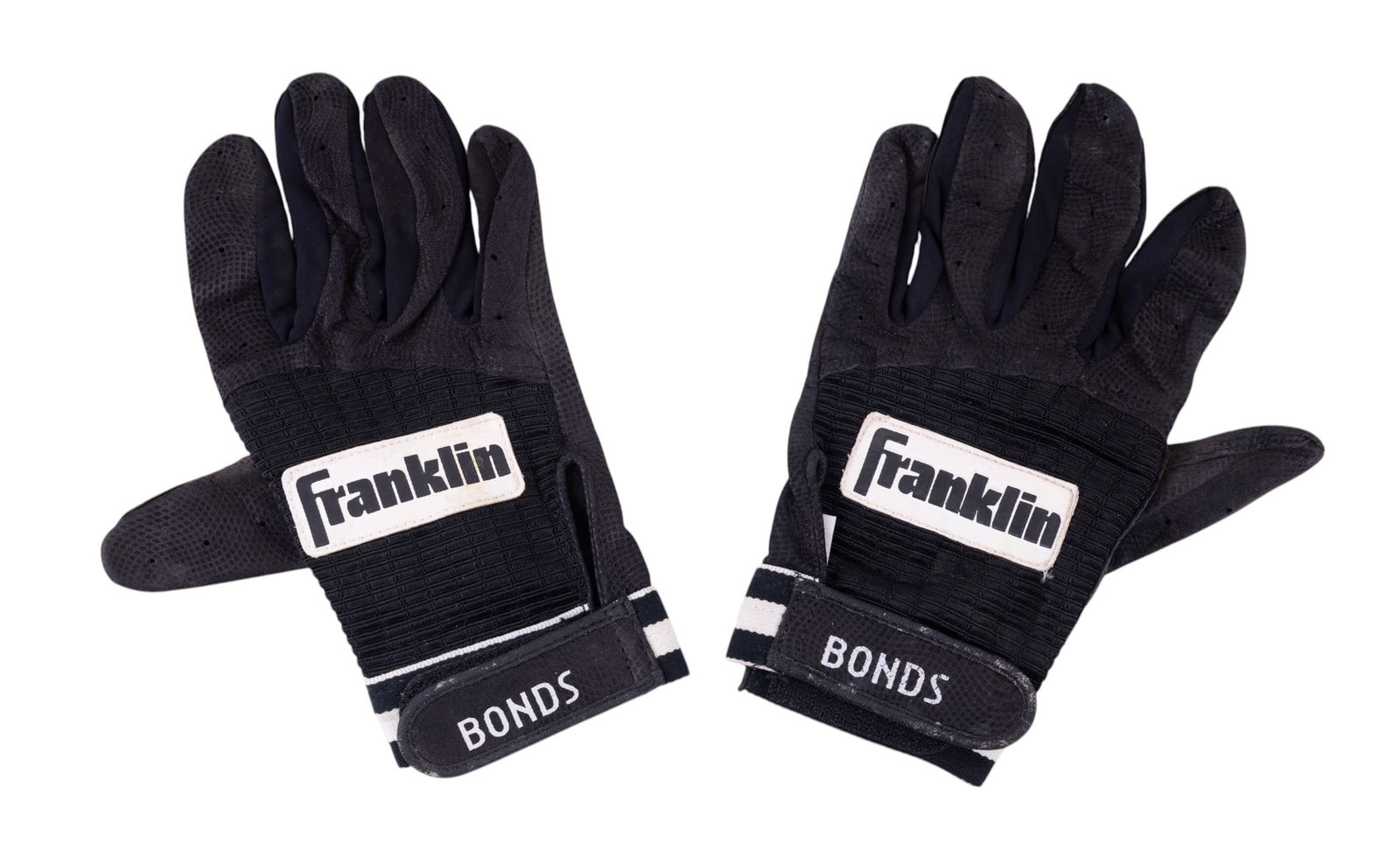 Barry Bonds Game Used Batting Gloves: A pair of Franklin brand game used batting gloves worn by Barry Bonds, COA letter included.