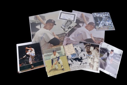 Signed MLB Player Photos