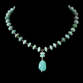 Turquoise and Semi-Precious Necklace