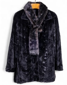 Sheared Beaver Fur Coat