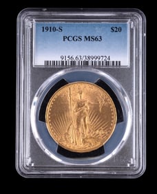 U.S. $20 Saint-Gaudens Gold Double Eagle (1910)