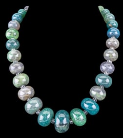 Jade Style Stone Necklace