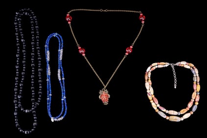 Lapis and Other Stone Necklace