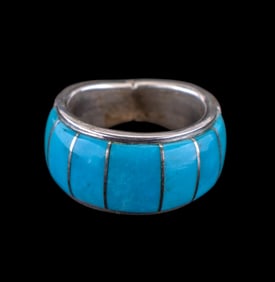 Vintage Signed Native American Ring