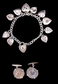 Victorian Sterling Charm Bracelet