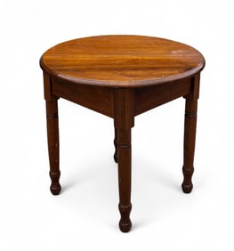 19C Walnut Round Table***