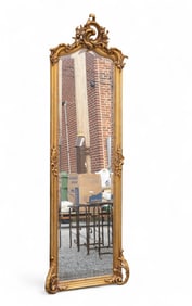 Antique Style Giltwood Mirror