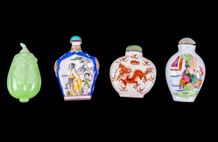 Glass and Porcelain Snuff Bottles