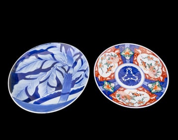 Antique Imari Porcelain Chargers (2)