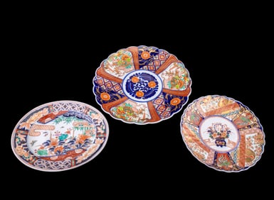 Imari Porcelain Chargers and Oval Platter