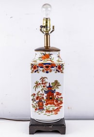 Imari Style Porcelain Lamp