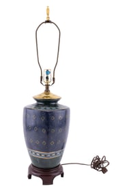 Marbled Cloisonne Lamp