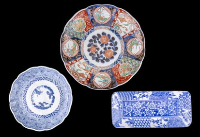 Imari Porcelain Plates, Antique Charger (3)