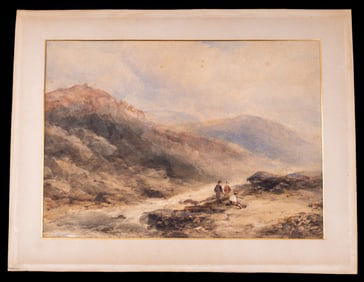 Signed Watercolor E. Tucker (c.1846 - 1909)