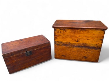 19C Grain Bin & Document Box