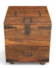 Asian Chest in Cube Shape w/ Till