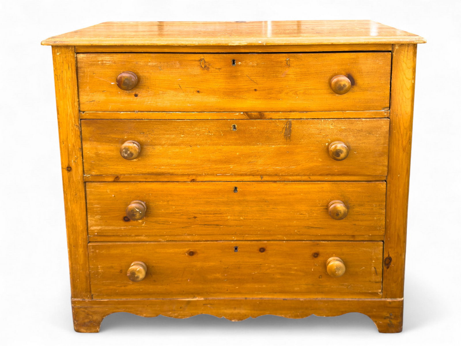 Antique 4-Drawer Chest of Drawers (1 of 5)