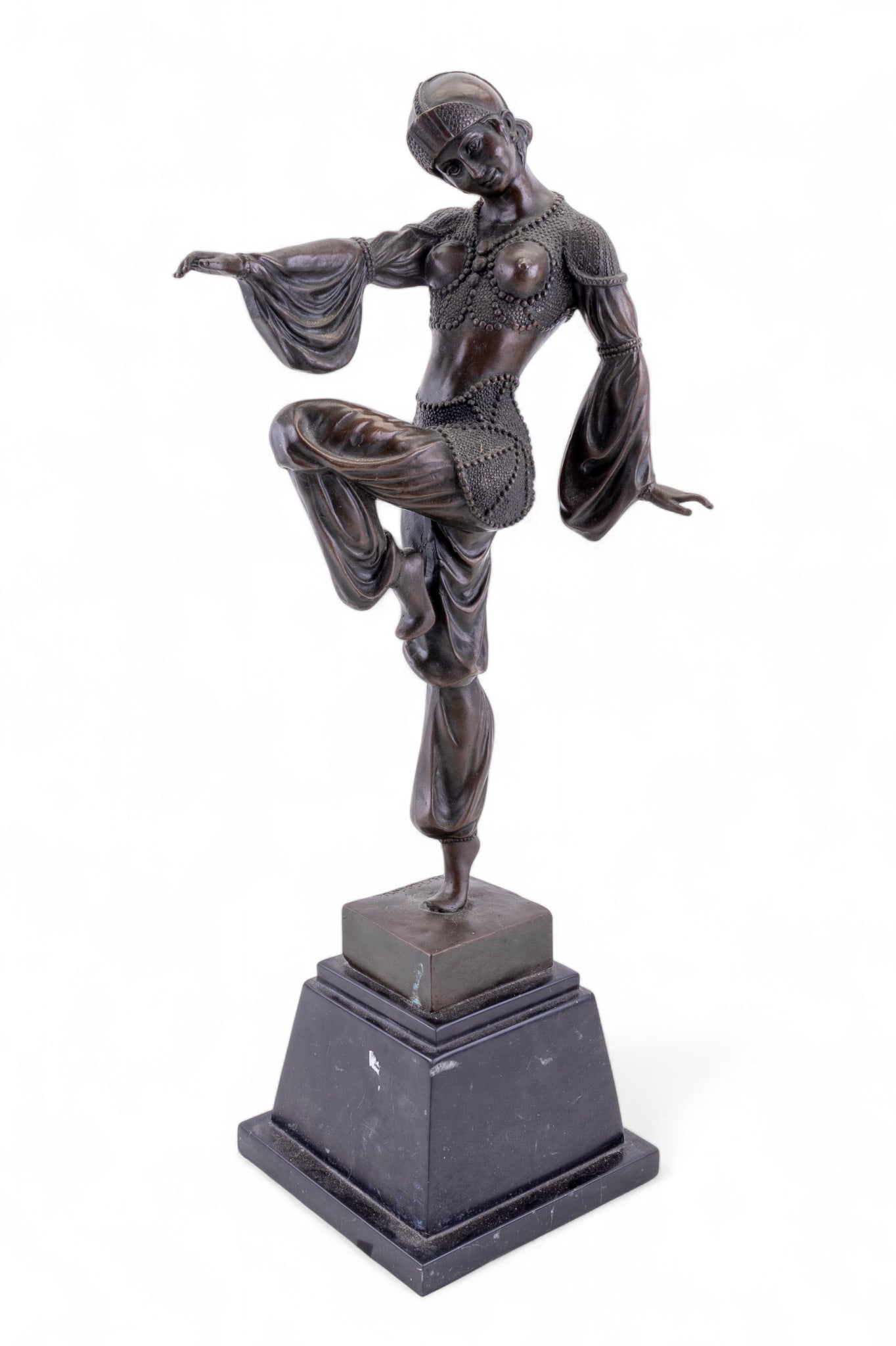 Art Deco Bronze "Dancer" after D.H. Chiparus (1 of 12)
