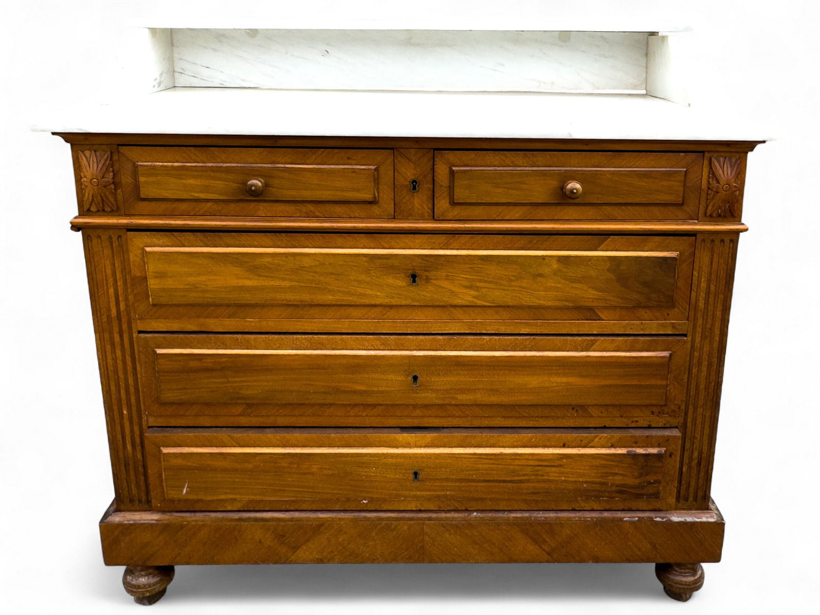 Antique Marble Top Server (1 of 4)