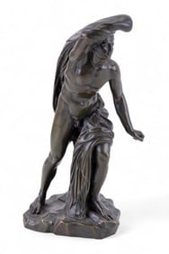 Bronze Sculpture of a Classical Male, Weathering