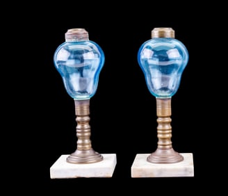 Boston & Sandwich Glass Fluid Lamps